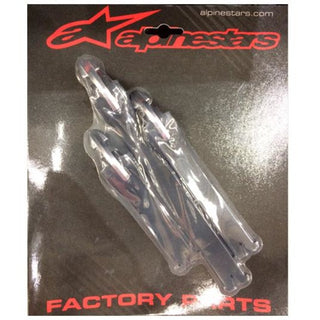 Alpinestars Tech 10 Black Strap Set With Aluminium Bridge (X3) - MotoHeaven