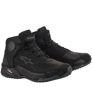 Alpinestars CRX Drystar Motorcycle Riding Shoes - Black/Black