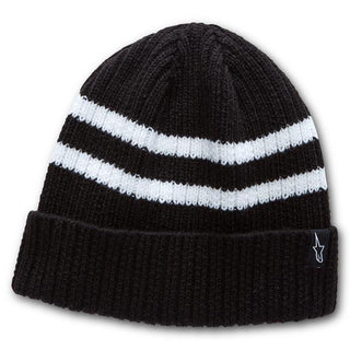 Alpinestars Roller Beanie -  Black With White Stripes