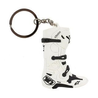 Alpinestars New Tech 10 Boot Key Fob - White