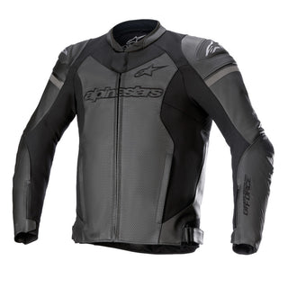 Alpinestars Gp Force Leather Airflo Jacket - Black/Black