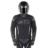 Alpinestars SPX Air Flow Leather Motorcycle Jacket - Black
