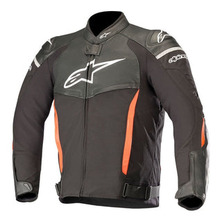 Alpinestars SPX Air Flow Leather Motorcycle Jacket - Black/White/Red