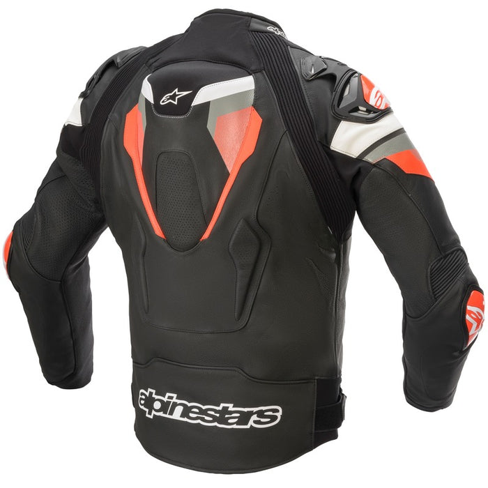 Alpinestars Atem V4 Motorcycle Jacket - Black/Grey Fluro/Red