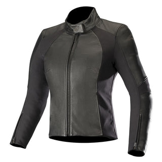 Alpinestars Vika v2 Women's Leather Motorcycle Jacket - Black