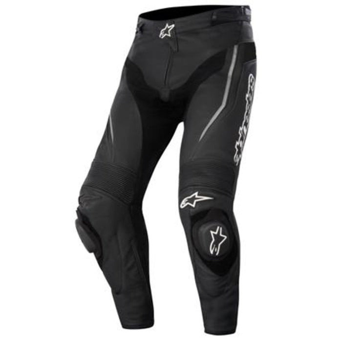 Alpinestars Track Leather Pants - Black - MotoHeaven