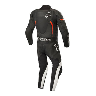 Alpinestars GP Plus Youth 1-Piece Motorcycle Leather Suit - Black/White/Fluro Red