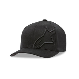 Alpinestars Corp Shift 2 Flexfit Curved Brim Hat  - Black/Black