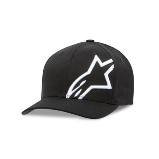 Alpinestars Corp Shift 2 Flexfit Curved Brim Hat  - Black/White