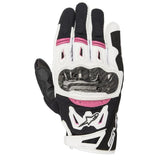 Alpinestars Stella SMX-2 Air Carbon v2 Motorcycle Gloves - Black/White/Fuchia