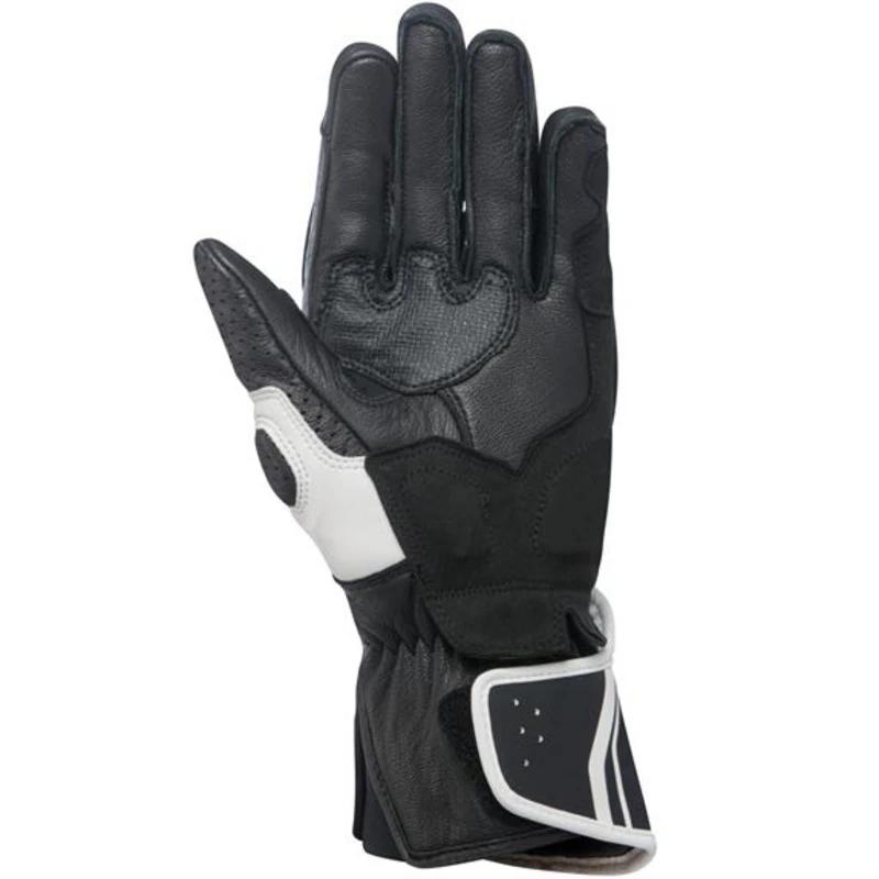 Alpinestars Stella SP-8 v2 Leather Motorcycle Gloves - Black/White