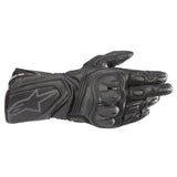 Alpinestars Women's SP8 V3 Leather Motorcycle Gloves - Black/Black