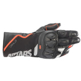 Alpinestars SP-365 Drystar Motorcycle Gloves - Black/White/Red Fluro