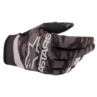 Alpinestars 2022 Youth Radar Gloves  - Black/Grey/Camo