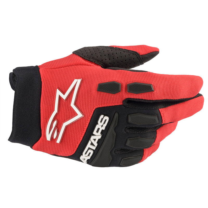 Alpinestars 2022 Youth Full Bore Gloves  - Bright Red/Black