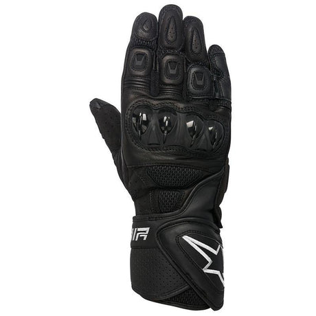 Alpinestars Mens SP-Air Vented Leather Gloves - Black - MotoHeaven