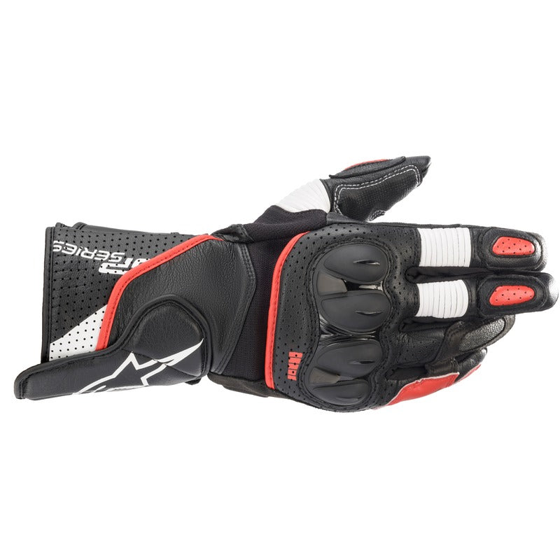 Alpinestars SP2 V3 Motorcycle Gloves - Black/White/Red