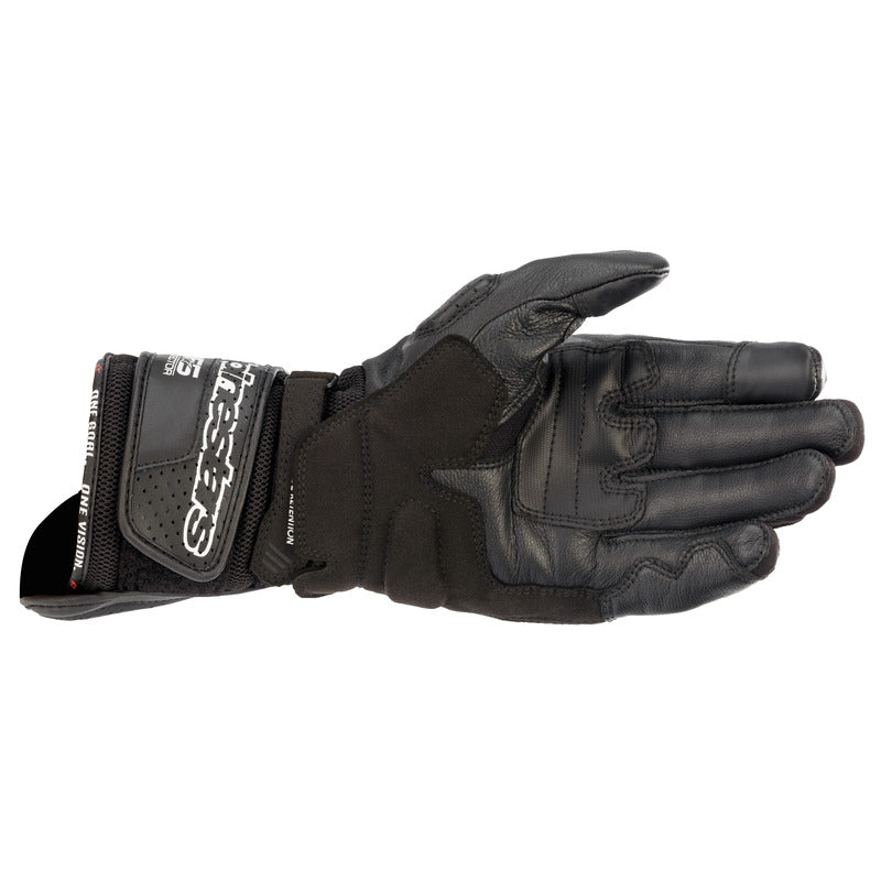 Alpinestars SP8 V3 Air Leather Motorcycle Gloves - Black