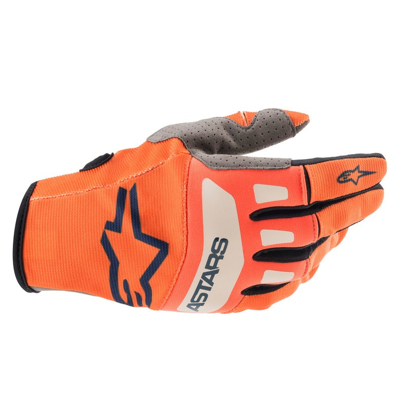 Alpinestars 2021 Techstar MX Gloves - Orange/Blue/White