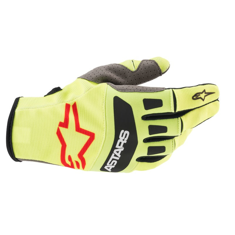 Alpinestars 2021 Techstar MX Gloves - Yellow/Black/Red