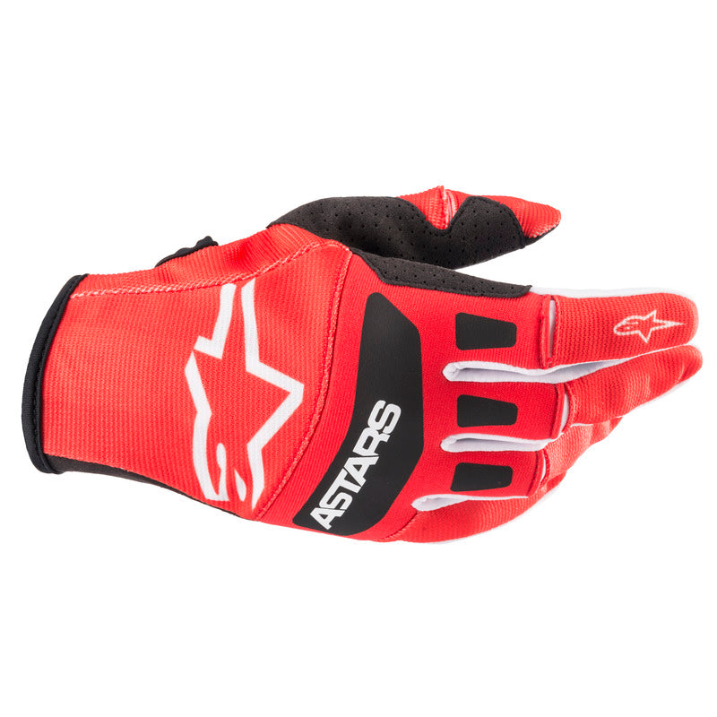 Alpinestars 2022 Techstar Gloves - Bright Red/Black