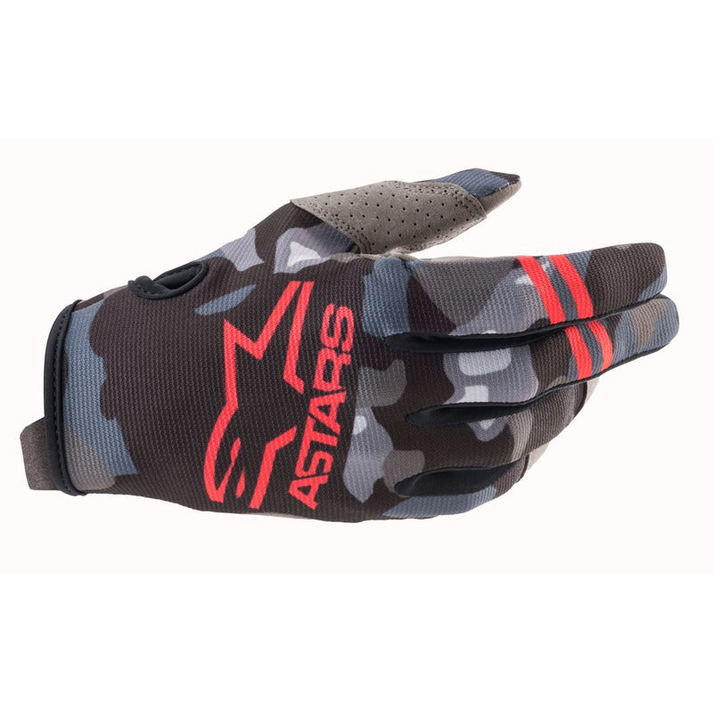 Alpinestars Radar MX Gloves - Camo/Red