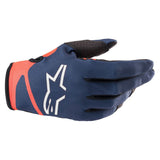 Alpinestars 2022 Radar Gloves - Blue Fluro/Red