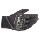 Alpinestars Chrome Motorcycle Gloves - Black/Tar Grey