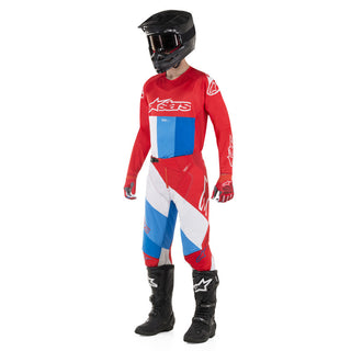 Alpinestars 2019 MX Techstar Venom Pants - Red/White/Blue - MotoHeaven