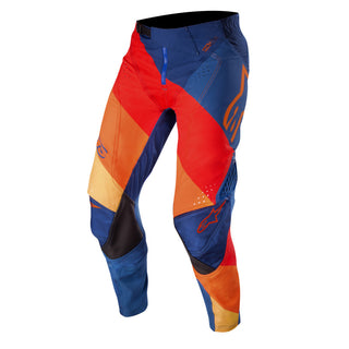 Alpinestars 2019 MX Techstar Venom Pants - Navy/Tangerine - MotoHeaven