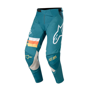 Alpinestars 2020 Techstar Venom Pants - Petrol White Fluro Orange