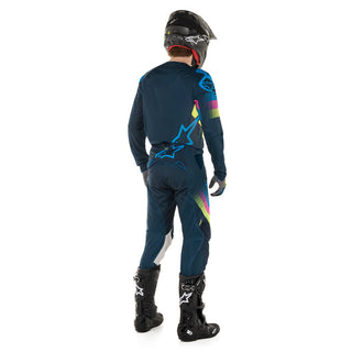 Alpinestars 2020 Techstar Venom MX Pants - Navy/Aqua/Fluro Pink