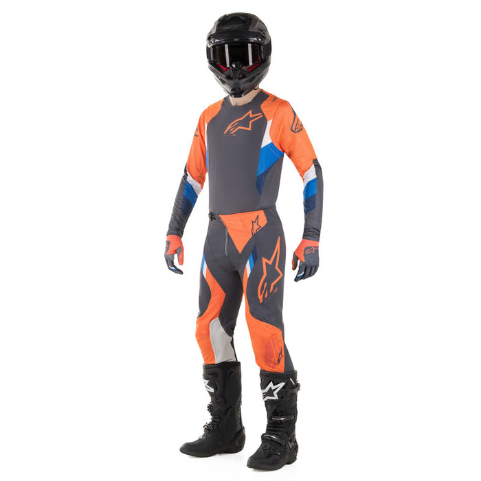 Alpinestars 2019 MX Supertech Pants - Anthracite/Fluro/Orange - MotoHeaven