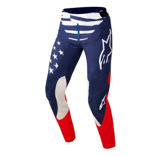 Alpinestars 2019 MX Supertech Union 18 Pants - Blue/Red/White - MotoHeaven