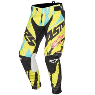 Alpinestars 2015 Techstar Pants - Yellow Fluo Red Black