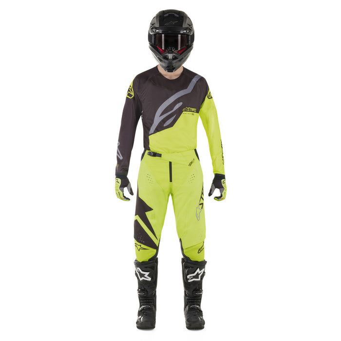 Alpinestars 2019 Techstar Factory MX Motorcycle Pants - Black/Fluro Yellow