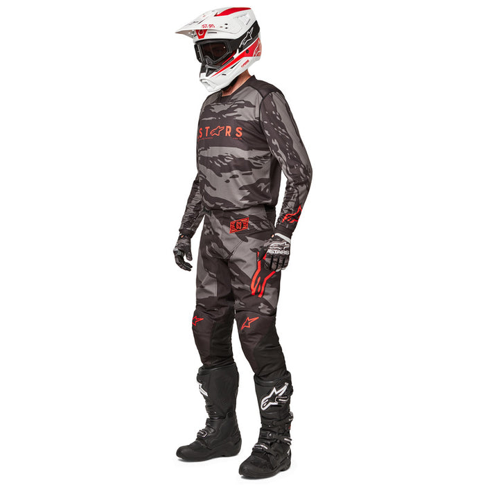Alpinestars 2022 Racer Tactical Pants - Black/Grey Camo/Fluro Red
