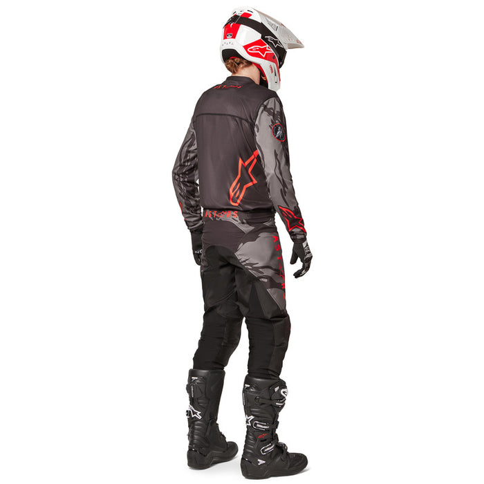 Alpinestars 2022 Racer Tactical Pants - Black/Grey Camo/Fluro Red