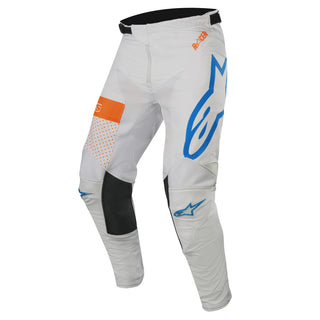 Alpinestars MX 2019 Racer Techstar Atomic Pants - Cool Grey/Mid Blue/Fluro Orange