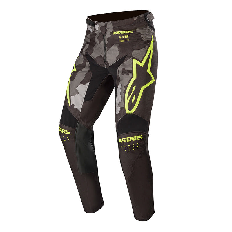 Alpinestarts 2020 Racer Tactical Youth MX Pants - Black/Grey/Camo/ Fluro Yellow