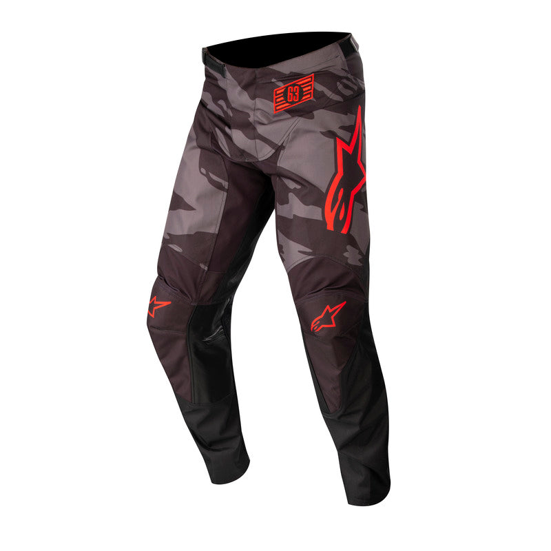 Alpinestars 2022 Youth Racer Tactical Pants -Black/Grey Camo/Fluro Red