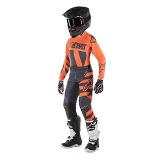 Alpinestars 2019 MX Racer Braap Kids MX Pants - Orange/Grey - MotoHeaven