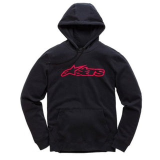 Alpinestars Blaze Pullover Fleece Casual Hoodie - Black/Red