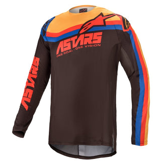 Alpinestars 2021 Techstar Venom  Motorcycle Jersey - Red/Orange