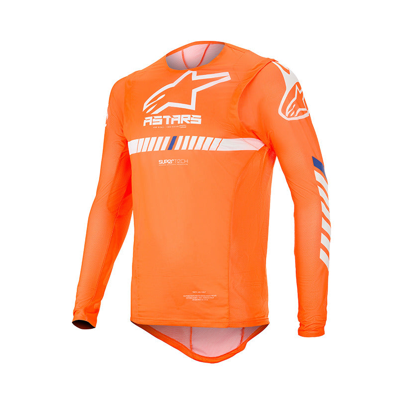 Alpinestars 2020 Supertech Motorcycle Jersey - Fluro Orange/White