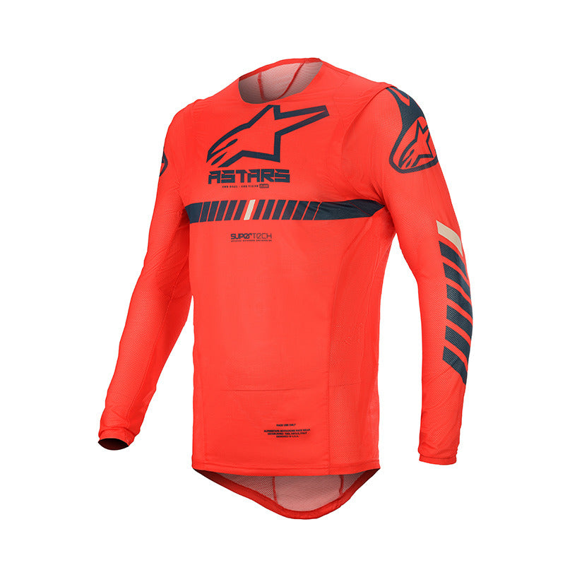 Alpinestars 2020 Supertech Motocross Jersey - Bright/Red/Navy