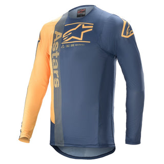 Alpinestars 2021 Supertech Foster Motorcycle Jersey - Navy/Orange
