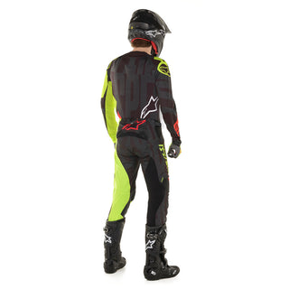 Alpinestars 2020 Techstar Factory Motocross Jersey - Black/Fluro Yellow/Fluro Red