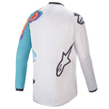 Alpinestars Racer Flagship Motorcycle Jersey - White/Multicolor
