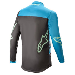 Alpinestars Racer Braap Motorcycle Jersey - Blue/Mint